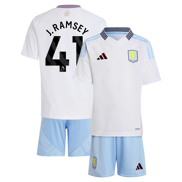 aston villa adidas away mini kit 2024-25 with j. ramsey 41 printing Collection - Aston Villa Fan Shop Official Gear