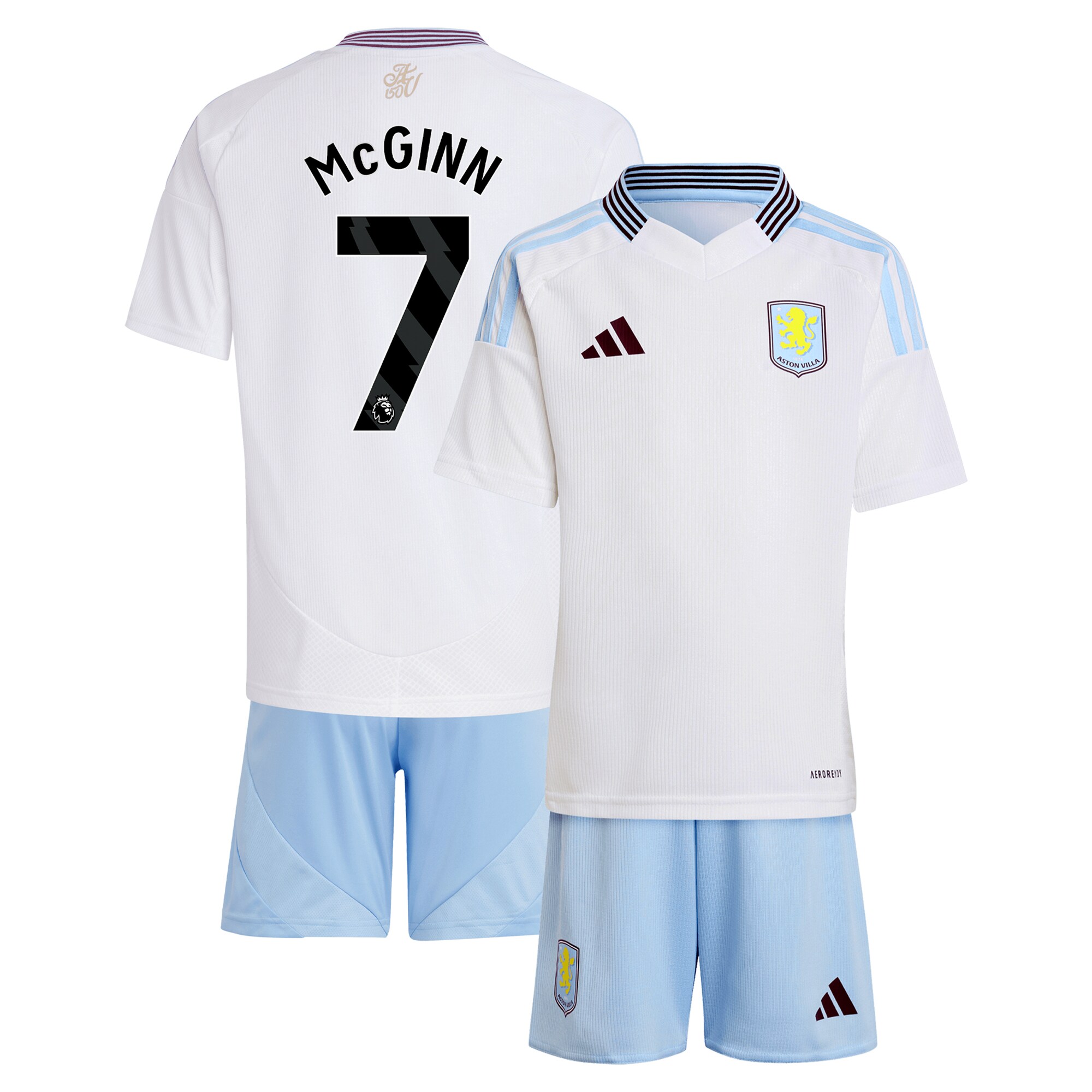 aston villa adidas away mini kit 2024-25 with mcginn 7 printing Collection - Aston Villa Fan Shop Official Gear