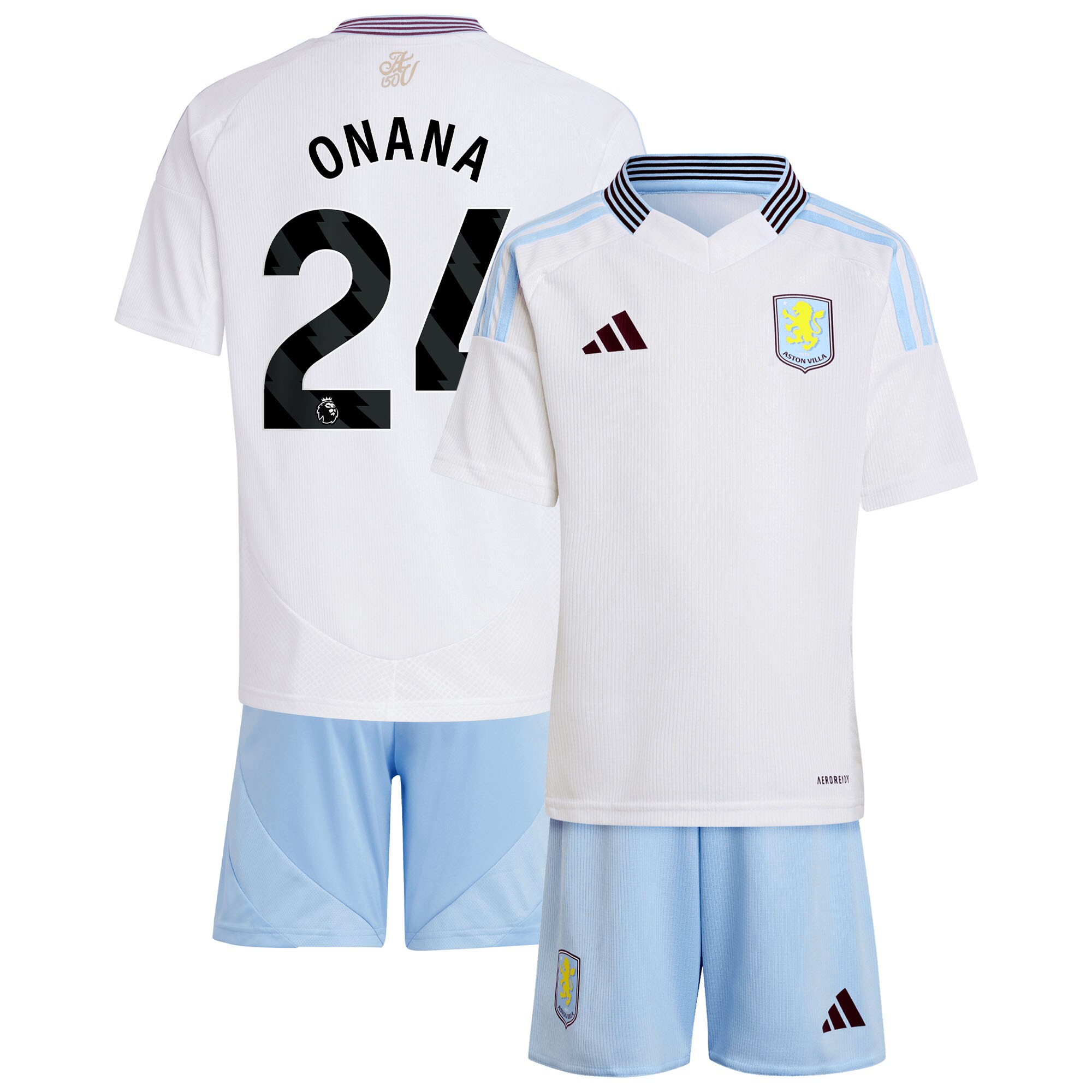 aston villa adidas away mini kit 2024-25 with onana 24 printing Collection - Aston Villa Fan Shop Official Gear