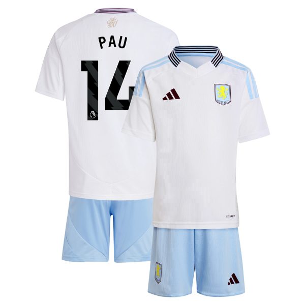 aston villa adidas away mini kit 2024-25 with pau 14 printing Collection - Aston Villa Fan Shop Official Gear