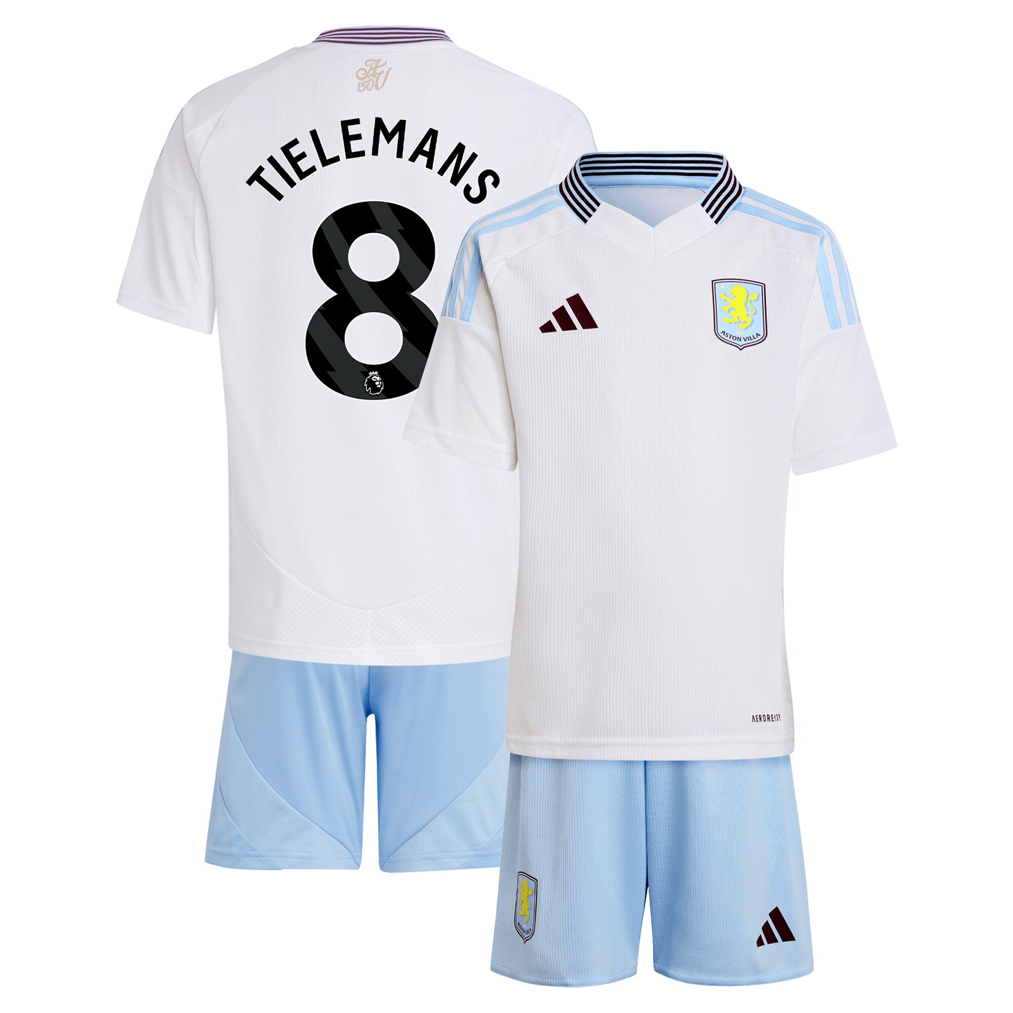 aston villa adidas away mini kit 2024-25 with tielemans 8 printing Collection - Aston Villa Fan Shop Official Gear