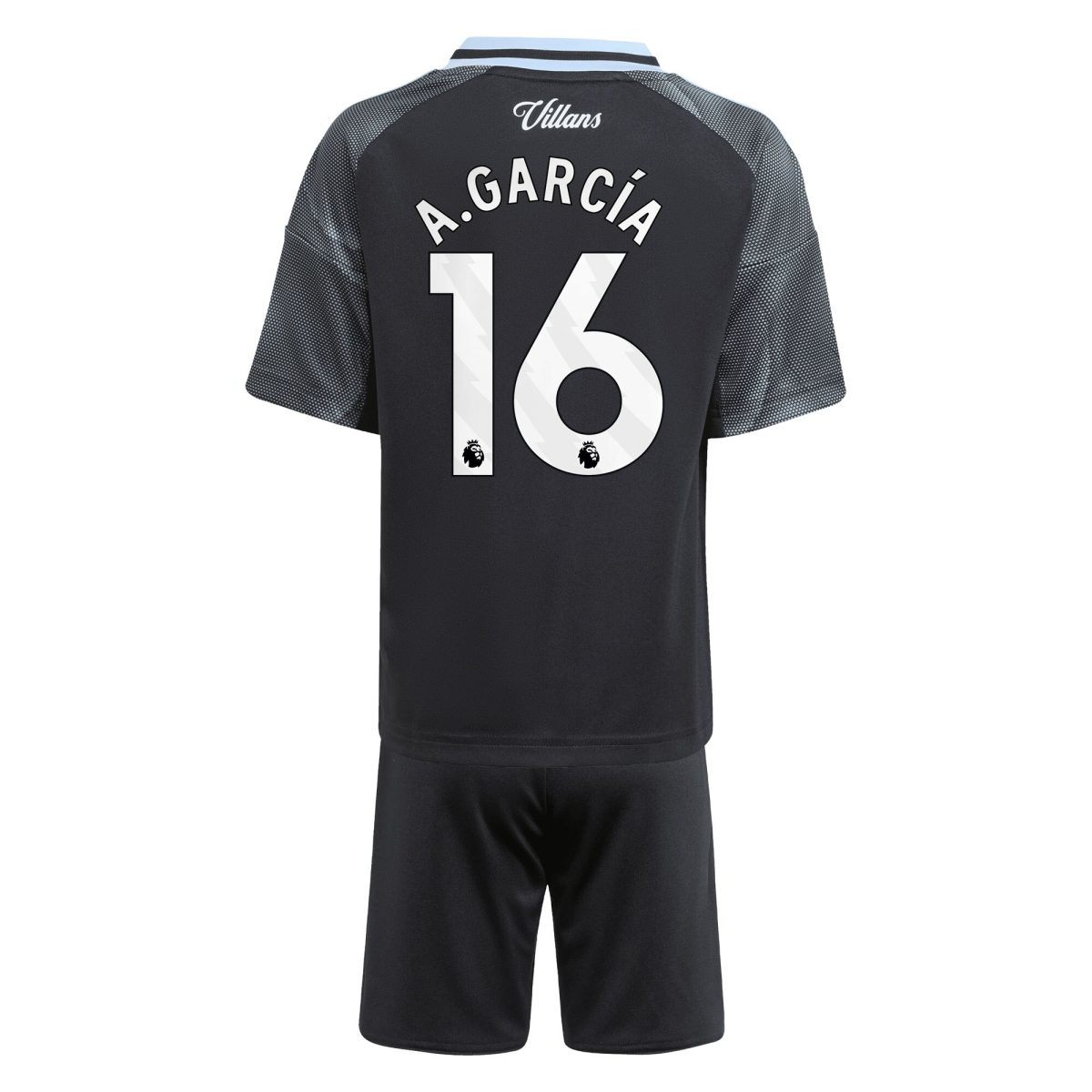 aston villa adidas away mini kit 2025-26 with a.garcía 16 printing Collection - Aston Villa Fan Shop Official Gear