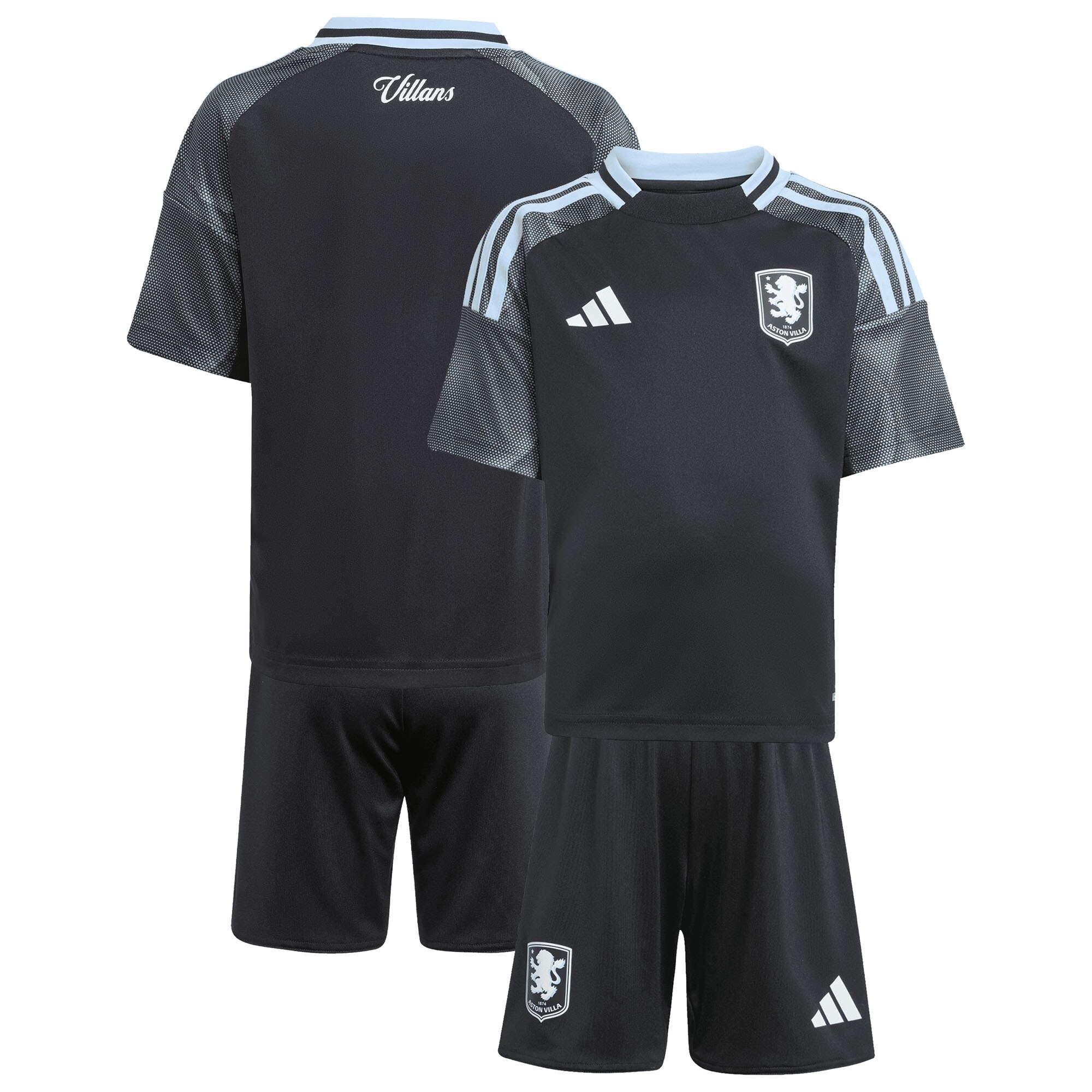 aston villa adidas away mini kit 2025-26 with custom printing Collection - Aston Villa Fan Shop Official Gear