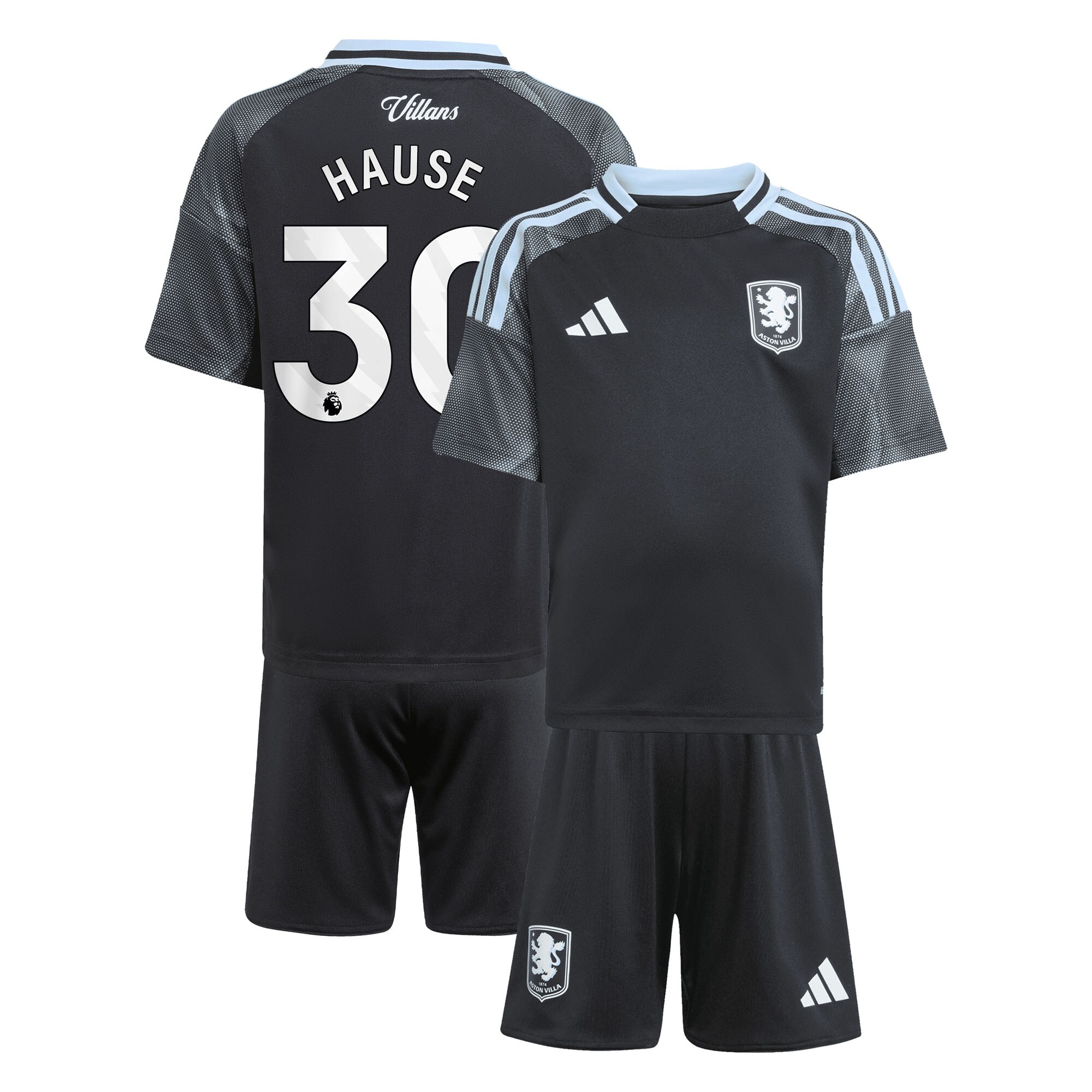 aston villa adidas away mini kit 2025-26 with hause 30 printing Collection – Aston Villa Fan Shop Official Gear Collection - Aston Villa Fan Shop Official Gear