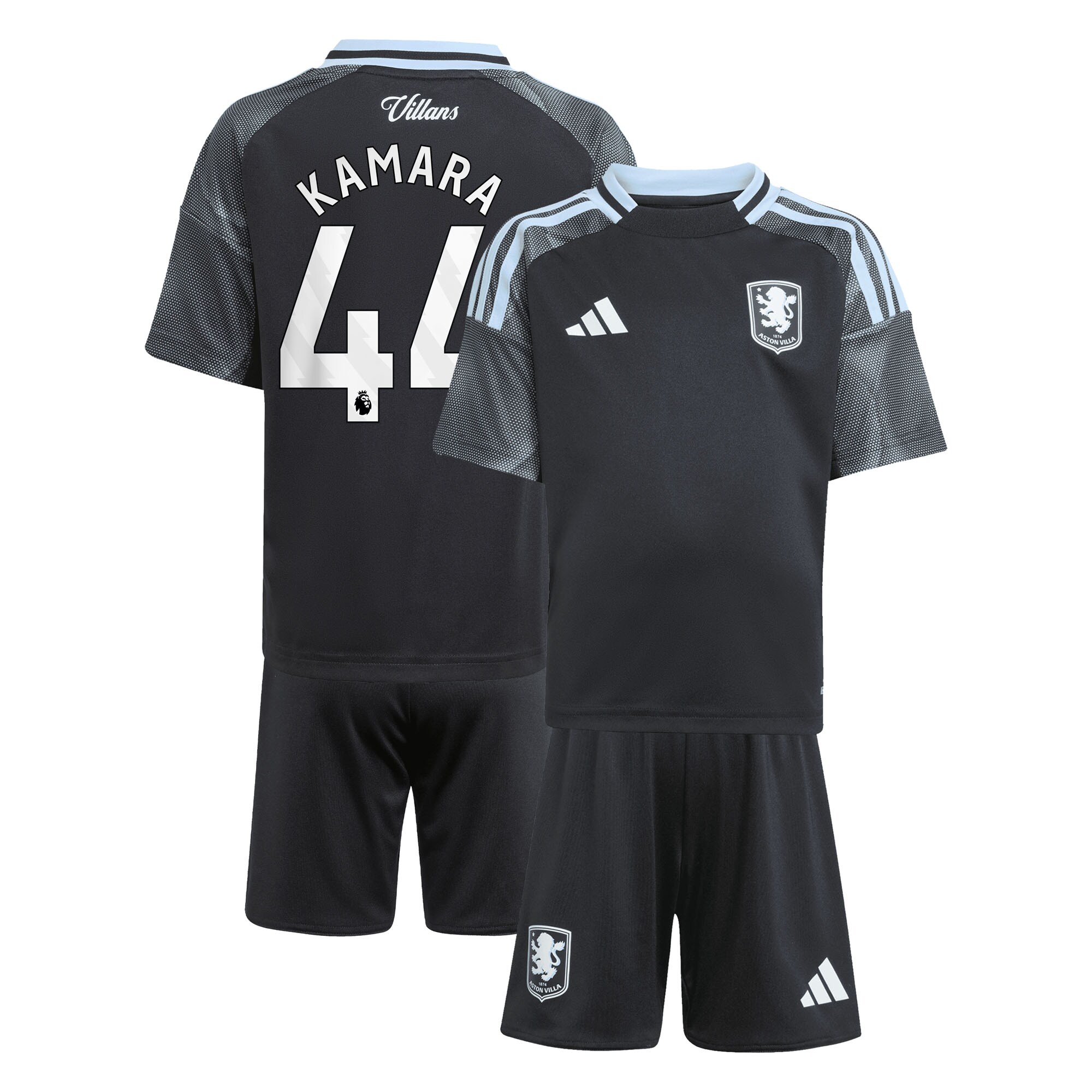 aston villa adidas away mini kit 2025-26 with kamara 44 printing Collection – Aston Villa Fan Shop Official Gear Collection - Aston Villa Fan Shop Official Gear