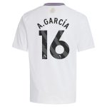 aston villa adidas away shirt 2024-25 – kids with a.garcía 16 printing Collection - Aston Villa Fan Shop Official Gear