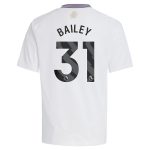 aston villa adidas away shirt 2024-25 – kids with bailey 31 printing Collection - Aston Villa Fan Shop Official Gear
