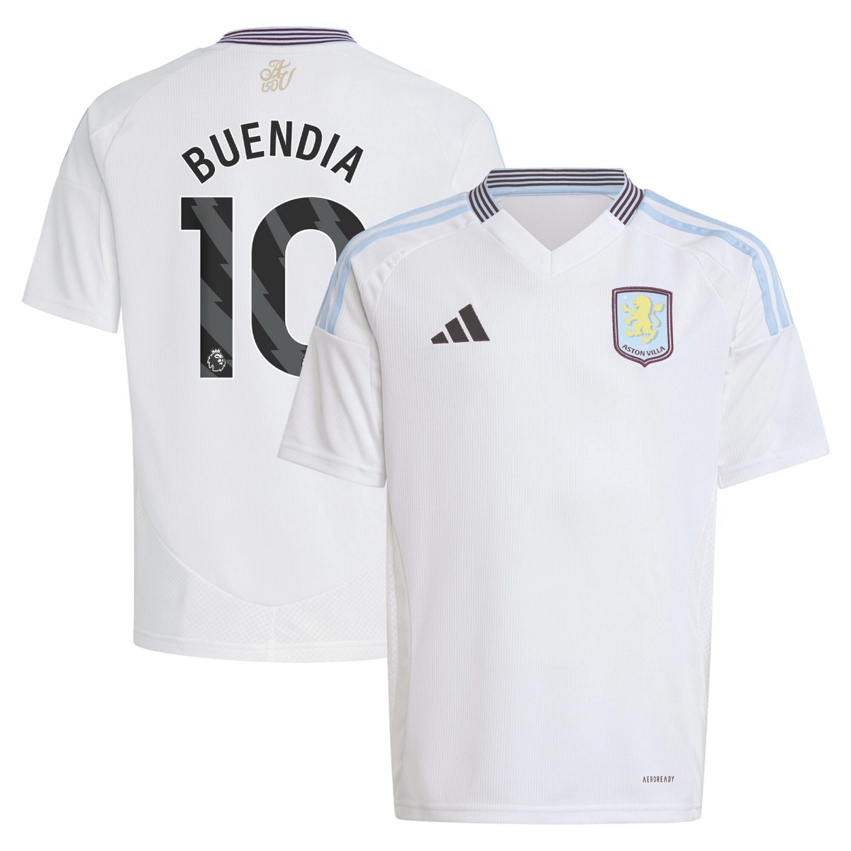 aston villa adidas away shirt 2024-25 – kids with buendia 10 printing Collection - Aston Villa Fan Shop Official Gear