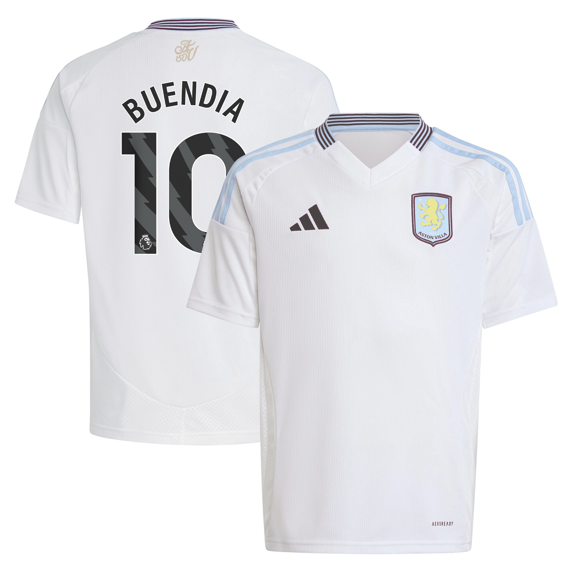 aston villa adidas away shirt 2024-25 – kids with buendia 10 printing Collection - Aston Villa Fan Shop Official Gear