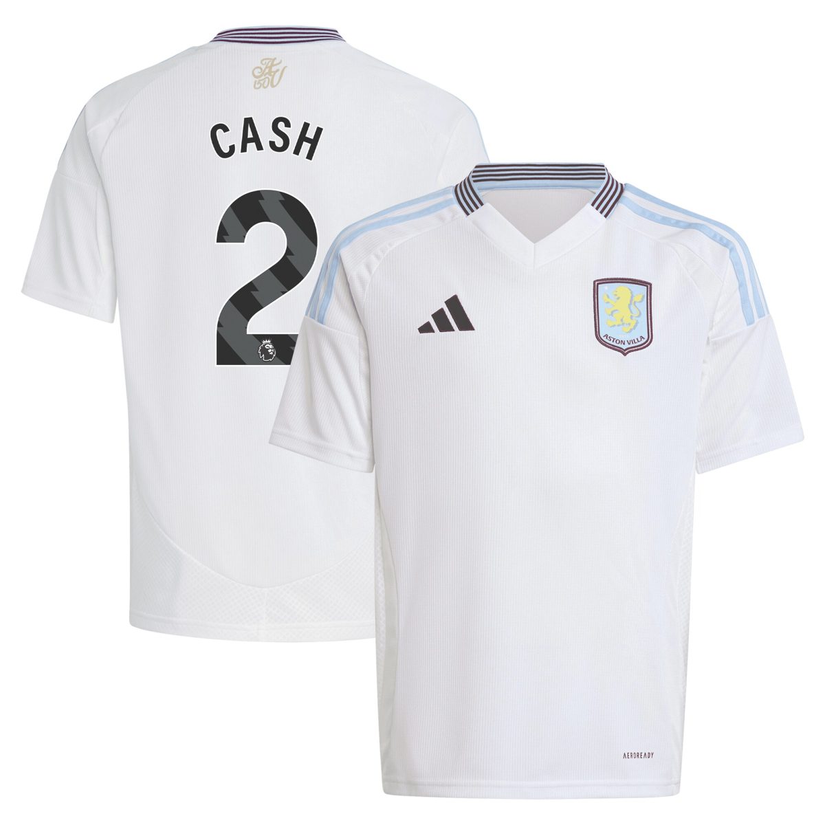 aston villa adidas away shirt 2024-25 – kids with cash 2 printing Collection - Aston Villa Fan Shop Official Gear