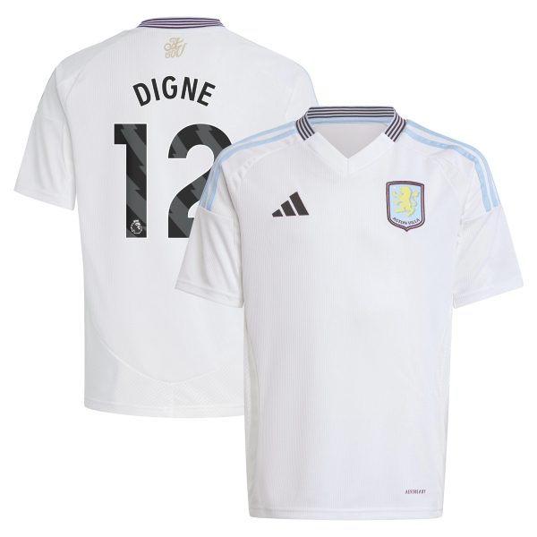 aston villa adidas away shirt 2024-25 – kids with digne 12 printing Collection - Aston Villa Fan Shop Official Gear
