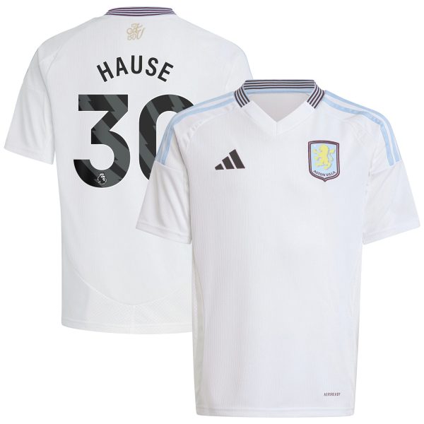 aston villa adidas away shirt 2024-25 – kids with hause 30 printing Collection - Aston Villa Fan Shop Official Gear