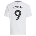 aston villa adidas away shirt 2024-25 – kids with j.duran 9 printing Collection - Aston Villa Fan Shop Official Gear