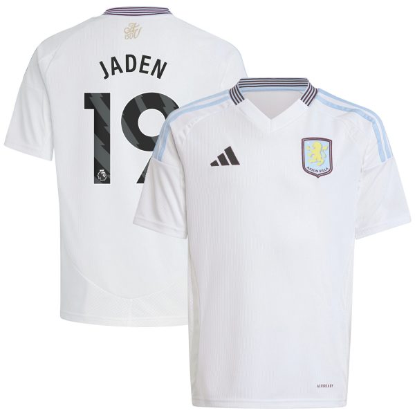 aston villa adidas away shirt 2024-25 – kids with jaden 19 printing Collection - Aston Villa Fan Shop Official Gear