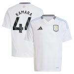 aston villa adidas away shirt 2024-25 – kids with kamara 44 printing Collection - Aston Villa Fan Shop Official Gear