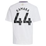 aston villa adidas away shirt 2024-25 – kids with kamara 44 printing Collection - Aston Villa Fan Shop Official Gear