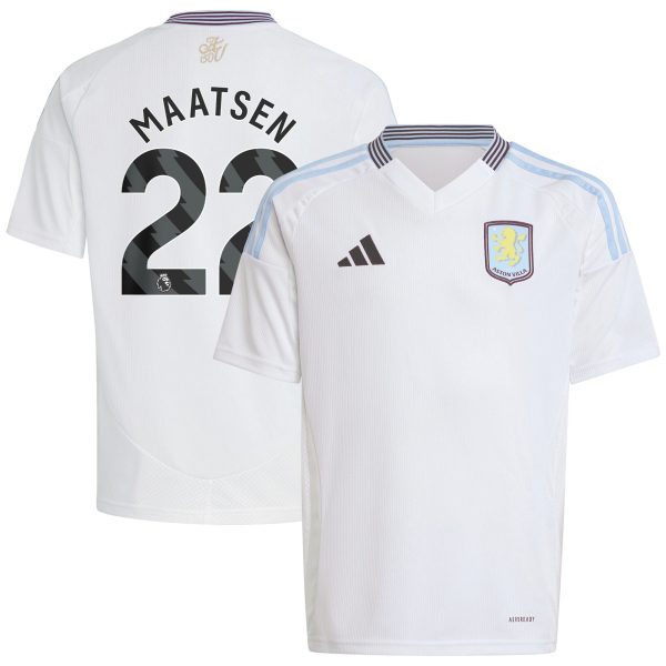 aston villa adidas away shirt 2024-25 – kids with maatsen 22 printing Collection - Aston Villa Fan Shop Official Gear