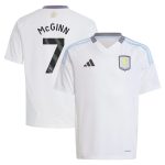 aston villa adidas away shirt 2024-25 – kids with mcginn 7 printing Collection - Aston Villa Fan Shop Official Gear
