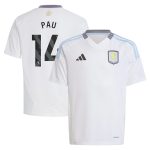 aston villa adidas away shirt 2024-25 – kids with pau 14 printing Collection - Aston Villa Fan Shop Official Gear
