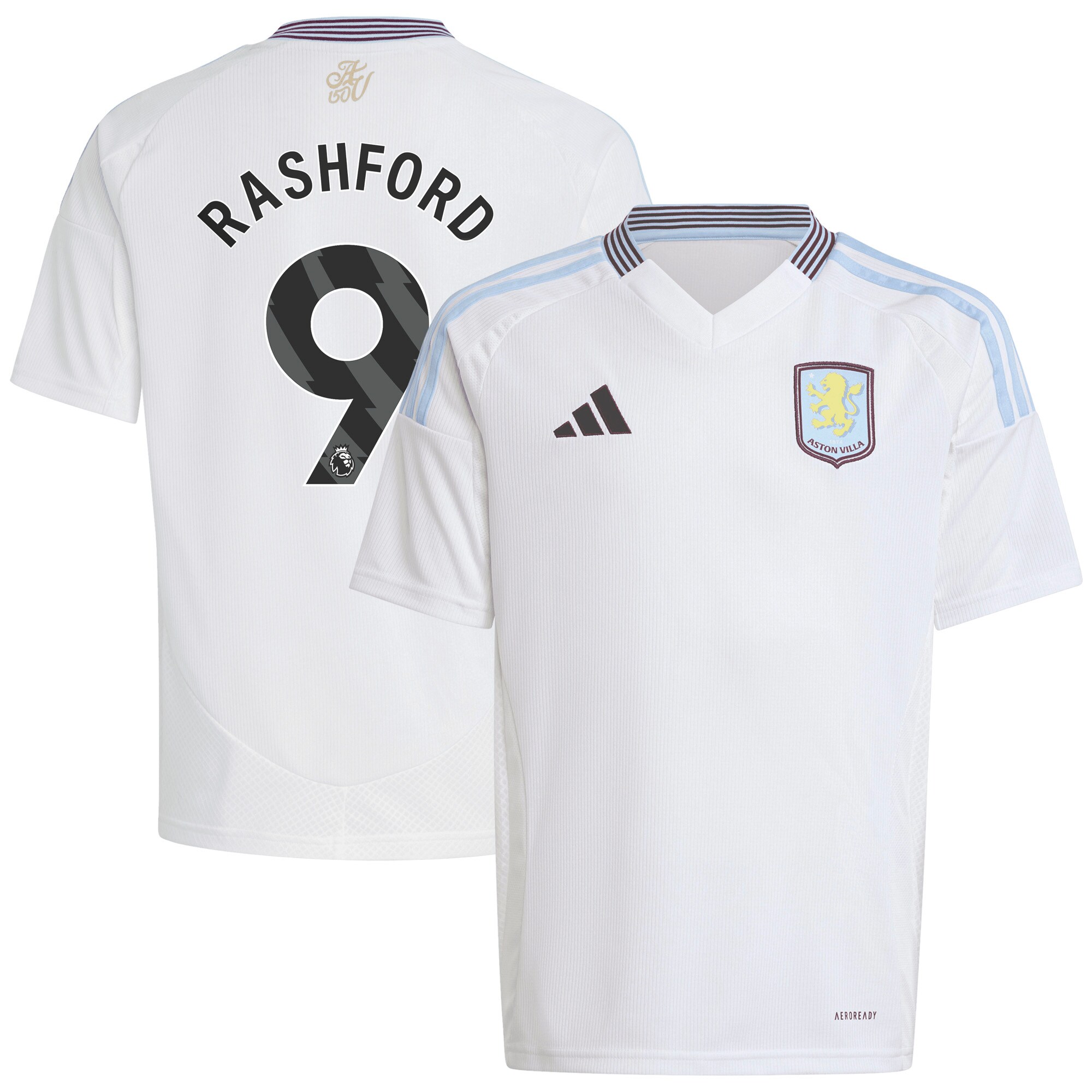 aston villa adidas away shirt 2024-25 – kids with rashford 9 printing Collection - Aston Villa Fan Shop Official Gear