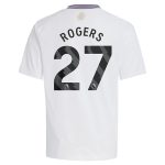 aston villa adidas away shirt 2024-25 – kids with rogers 27 printing Collection - Aston Villa Fan Shop Official Gear