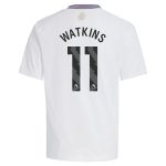 aston villa adidas away shirt 2024-25 – kids with watkins 11 printing Collection - Aston Villa Fan Shop Official Gear