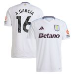 aston villa adidas away shirt 2024-25 with a.garcía 16 printing Collection - Aston Villa Fan Shop Official Gear