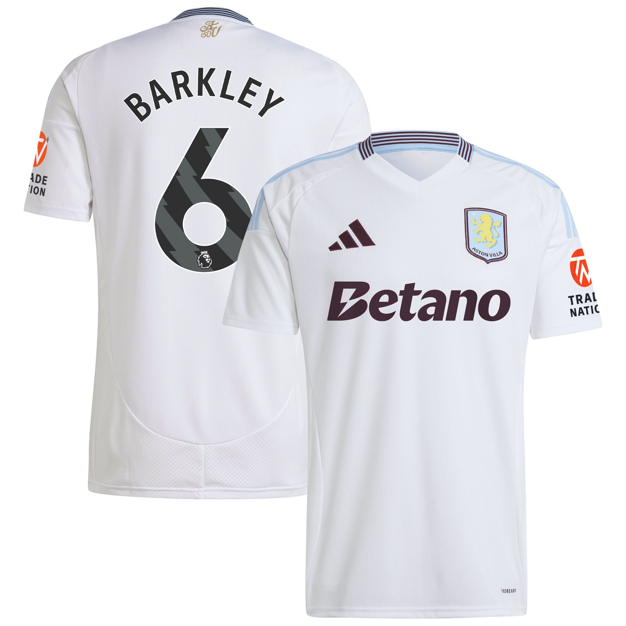 aston villa adidas away shirt 2024-25 with barkley 6 printing Collection - Aston Villa Fan Shop Official Gear