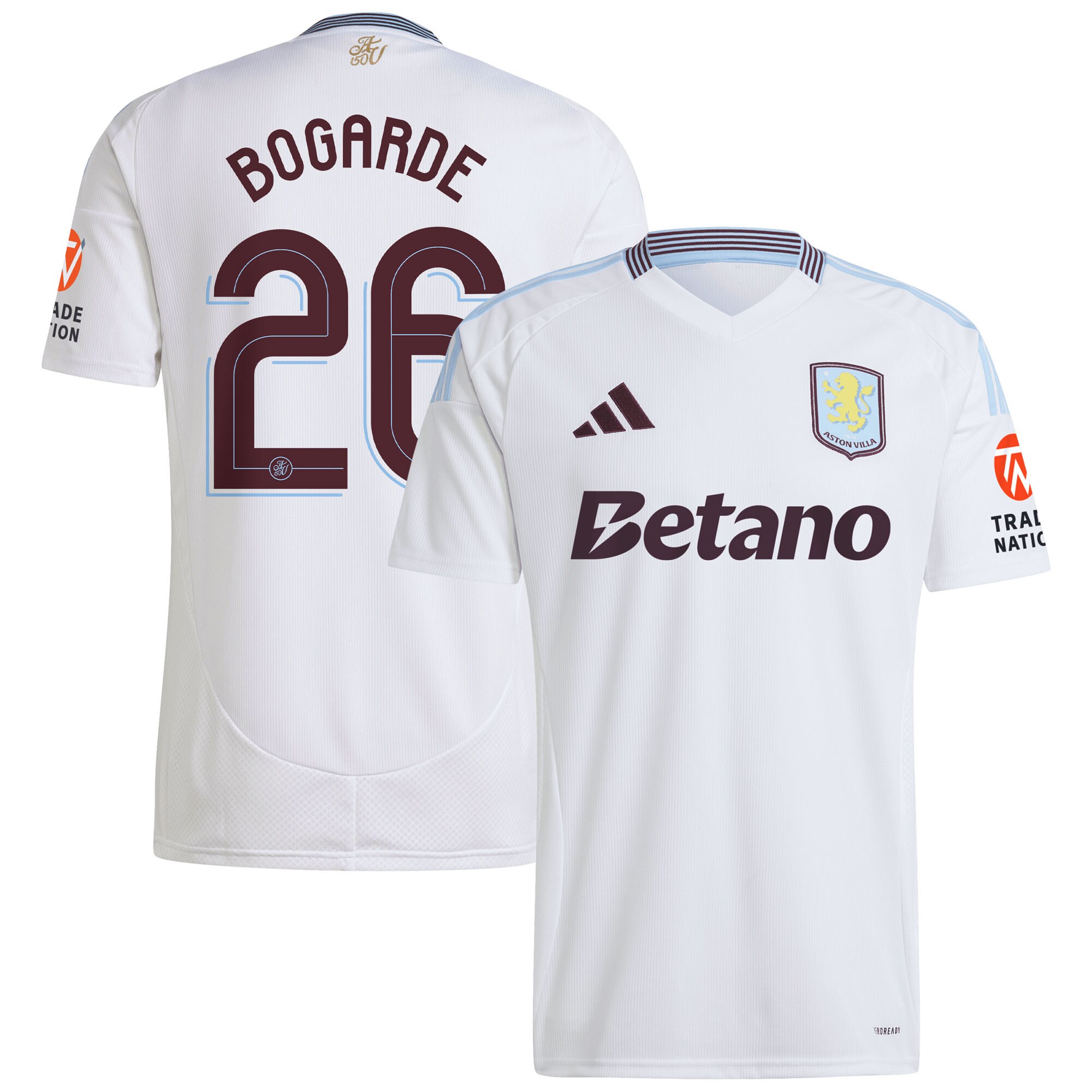 aston villa adidas away shirt 2024-25 with bogarde 26 cup printing Collection - Aston Villa Fan Shop Official Gear