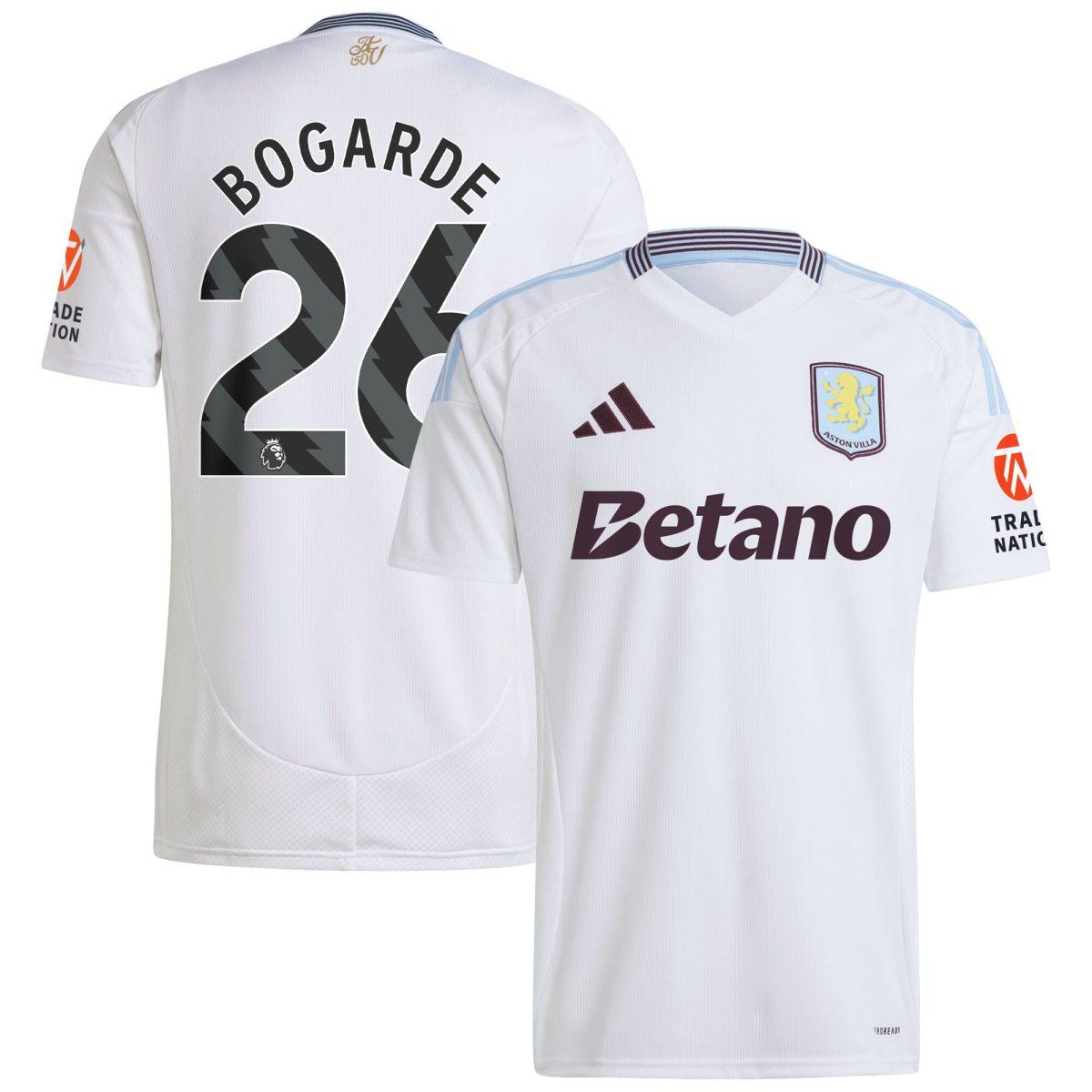 aston villa adidas away shirt 2024-25 with bogarde 26 printing Collection - Aston Villa Fan Shop Official Gear