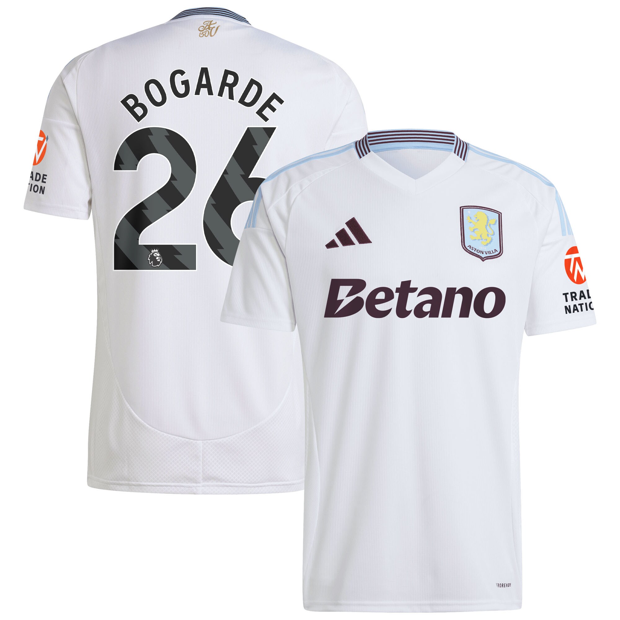 aston villa adidas away shirt 2024-25 with bogarde 26 printing Collection - Aston Villa Fan Shop Official Gear