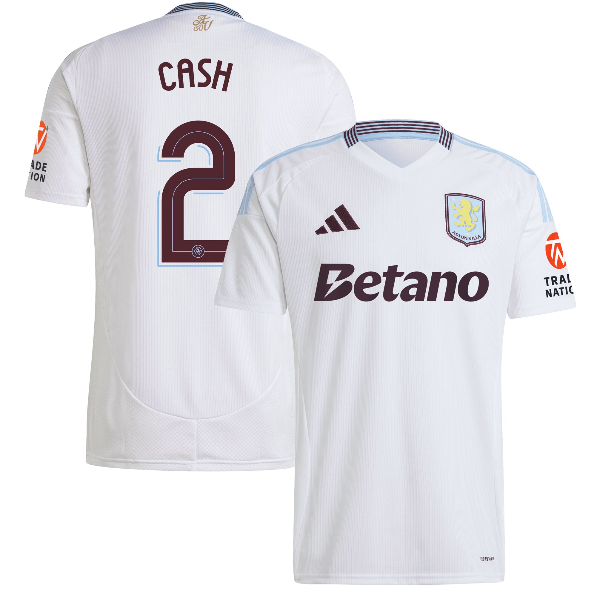 aston villa adidas away shirt 2024-25 with cash 2 cup printing Collection - Aston Villa Fan Shop Official Gear