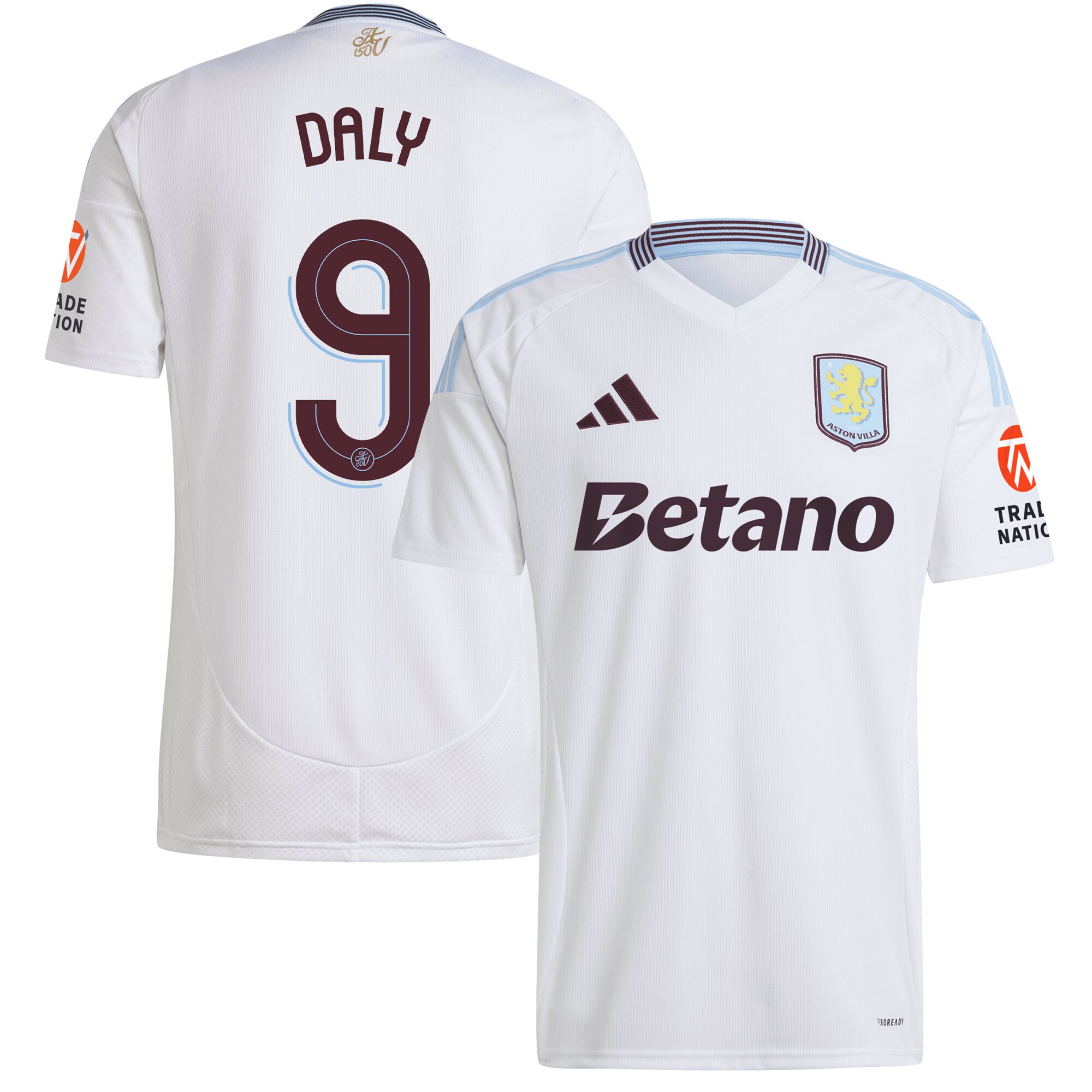 aston villa adidas away shirt 2024-25 with daly 9 cup printing Collection - Aston Villa Fan Shop Official Gear