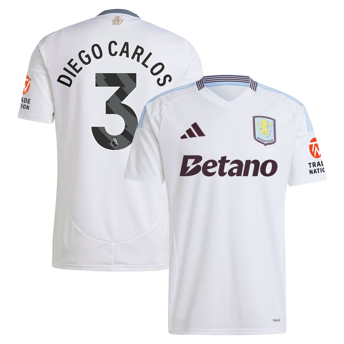 aston villa adidas away shirt 2024-25 with diego carlos 3 printing Collection - Aston Villa Fan Shop Official Gear
