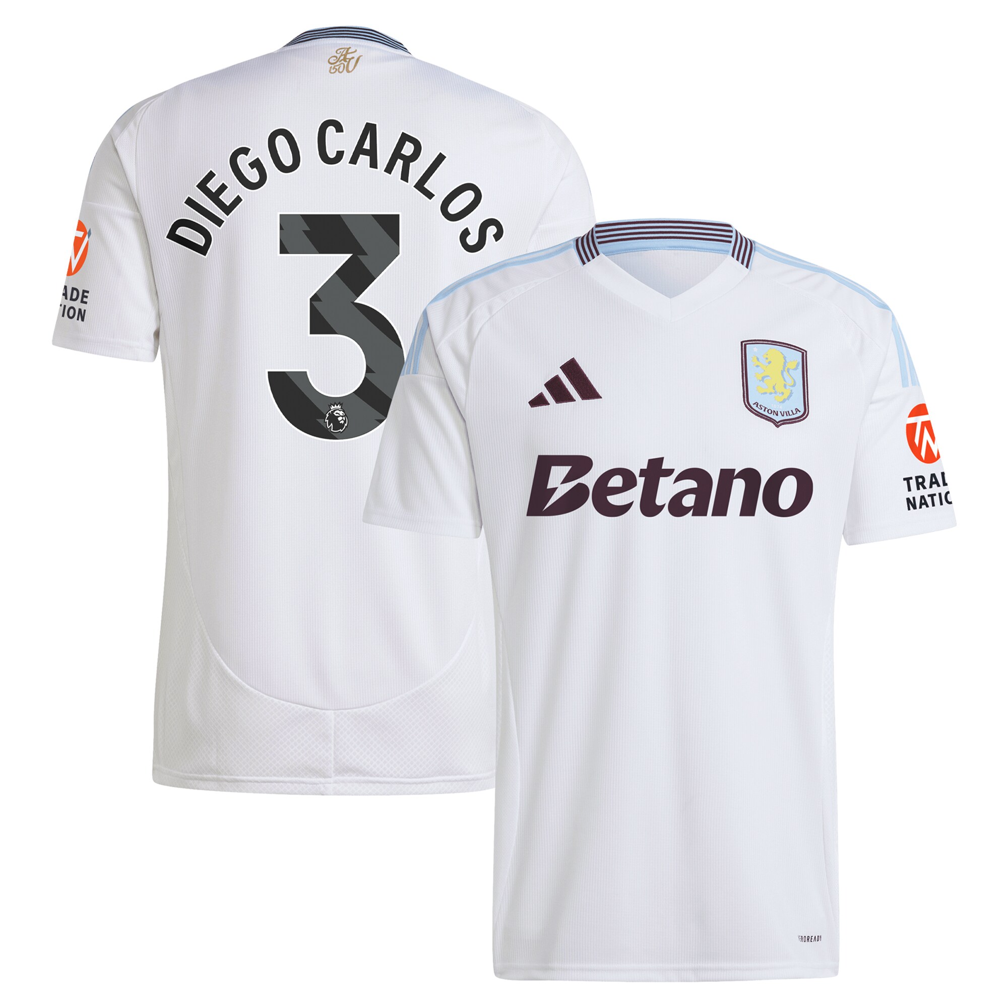 aston villa adidas away shirt 2024-25 with diego carlos 3 printing Collection - Aston Villa Fan Shop Official Gear
