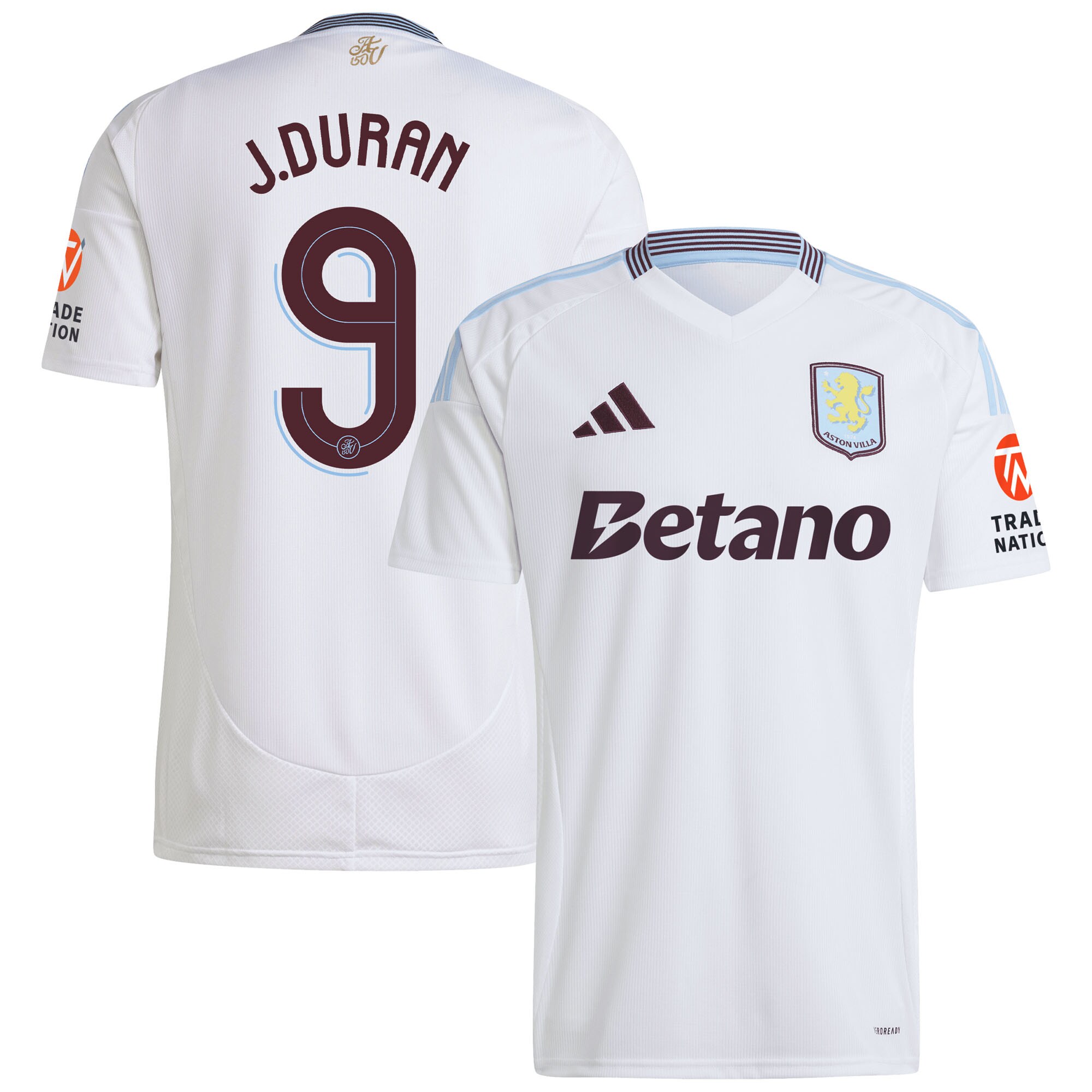 aston villa adidas away shirt 2024-25 with duran 9 cup printing Collection - Aston Villa Fan Shop Official Gear