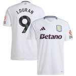 aston villa adidas away shirt 2024-25 with j.duran 9 printing Collection - Aston Villa Fan Shop Official Gear