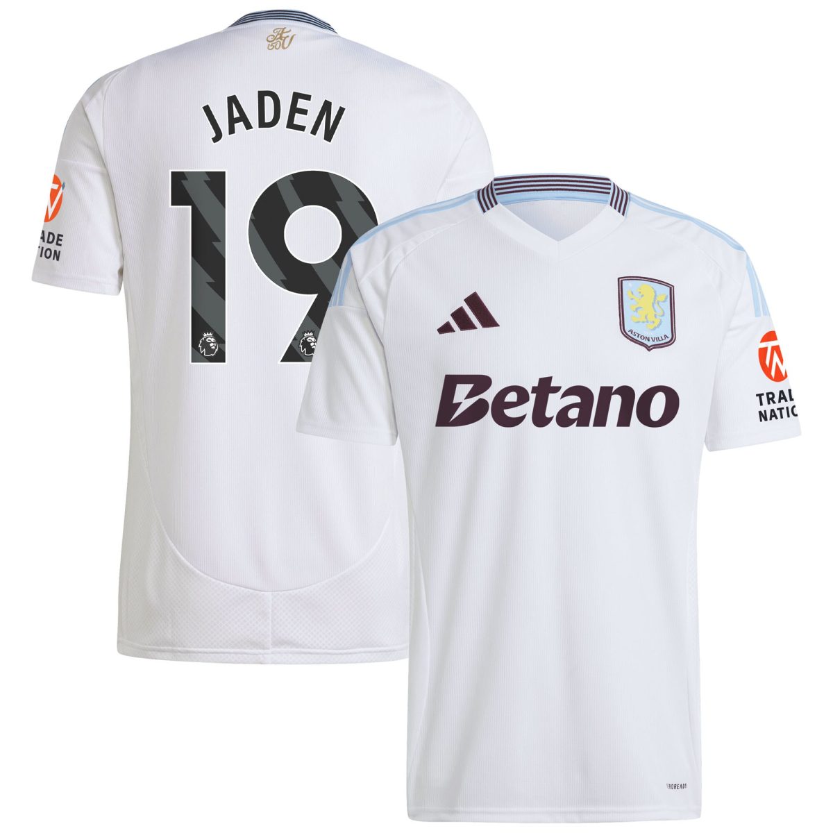 aston villa adidas away shirt 2024-25 with jaden 19 printing Collection - Aston Villa Fan Shop Official Gear