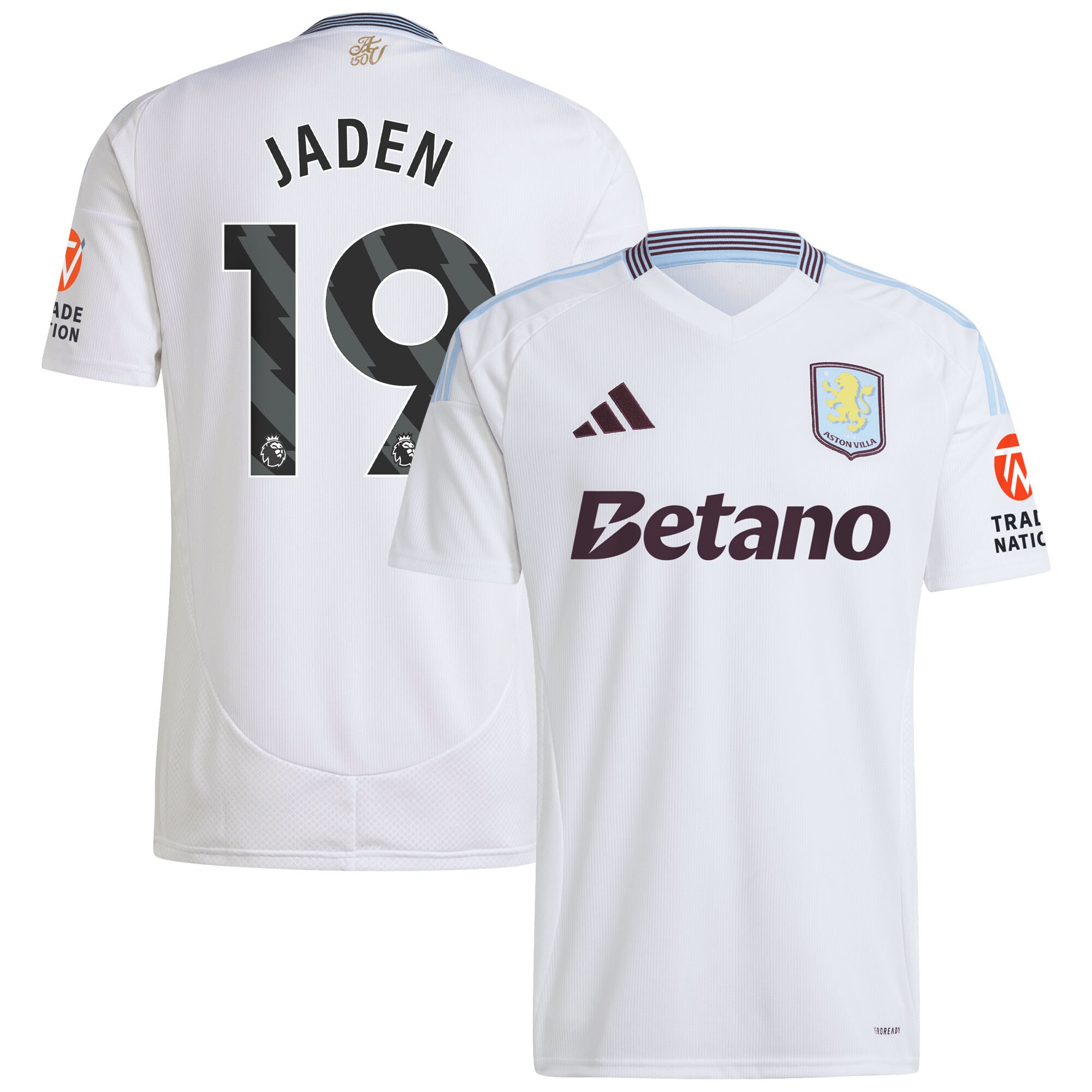 aston villa adidas away shirt 2024-25 with jaden 19 printing Collection - Aston Villa Fan Shop Official Gear