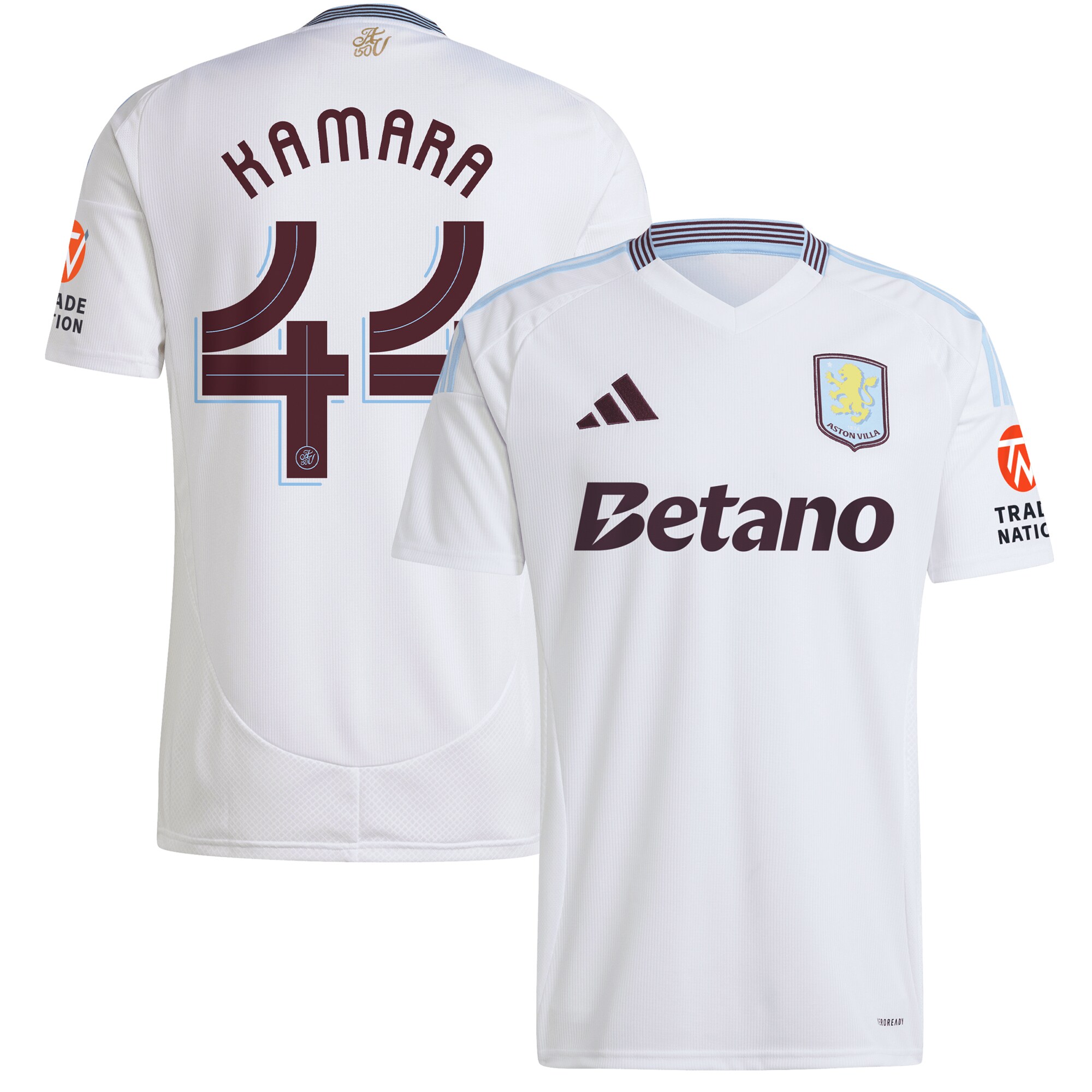 aston villa adidas away shirt 2024-25 with kamara 44 cup printing Collection - Aston Villa Fan Shop Official Gear