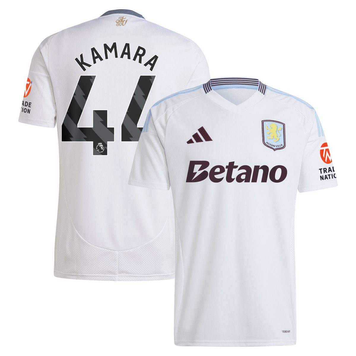 aston villa adidas away shirt 2024-25 with kamara 44 printing Collection - Aston Villa Fan Shop Official Gear