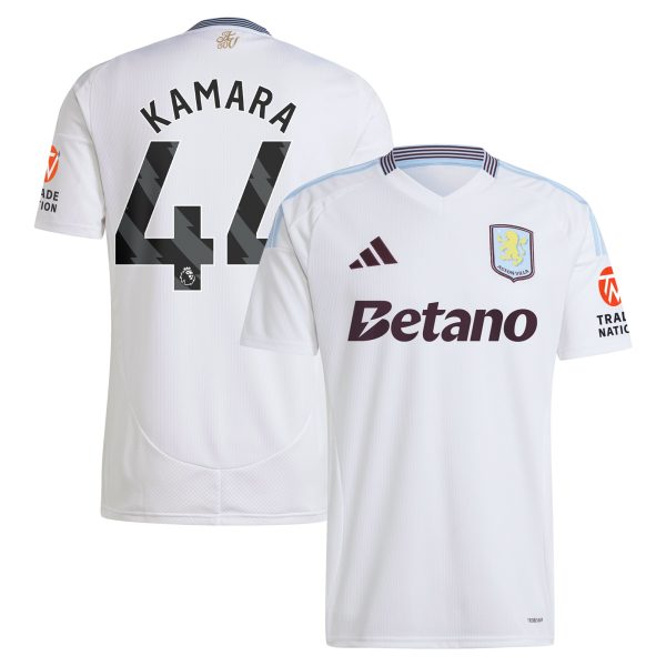 aston villa adidas away shirt 2024-25 with kamara 44 printing Collection - Aston Villa Fan Shop Official Gear