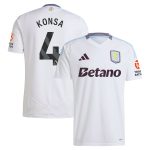 aston villa adidas away shirt 2024-25 with konsa 4 printing Collection - Aston Villa Fan Shop Official Gear