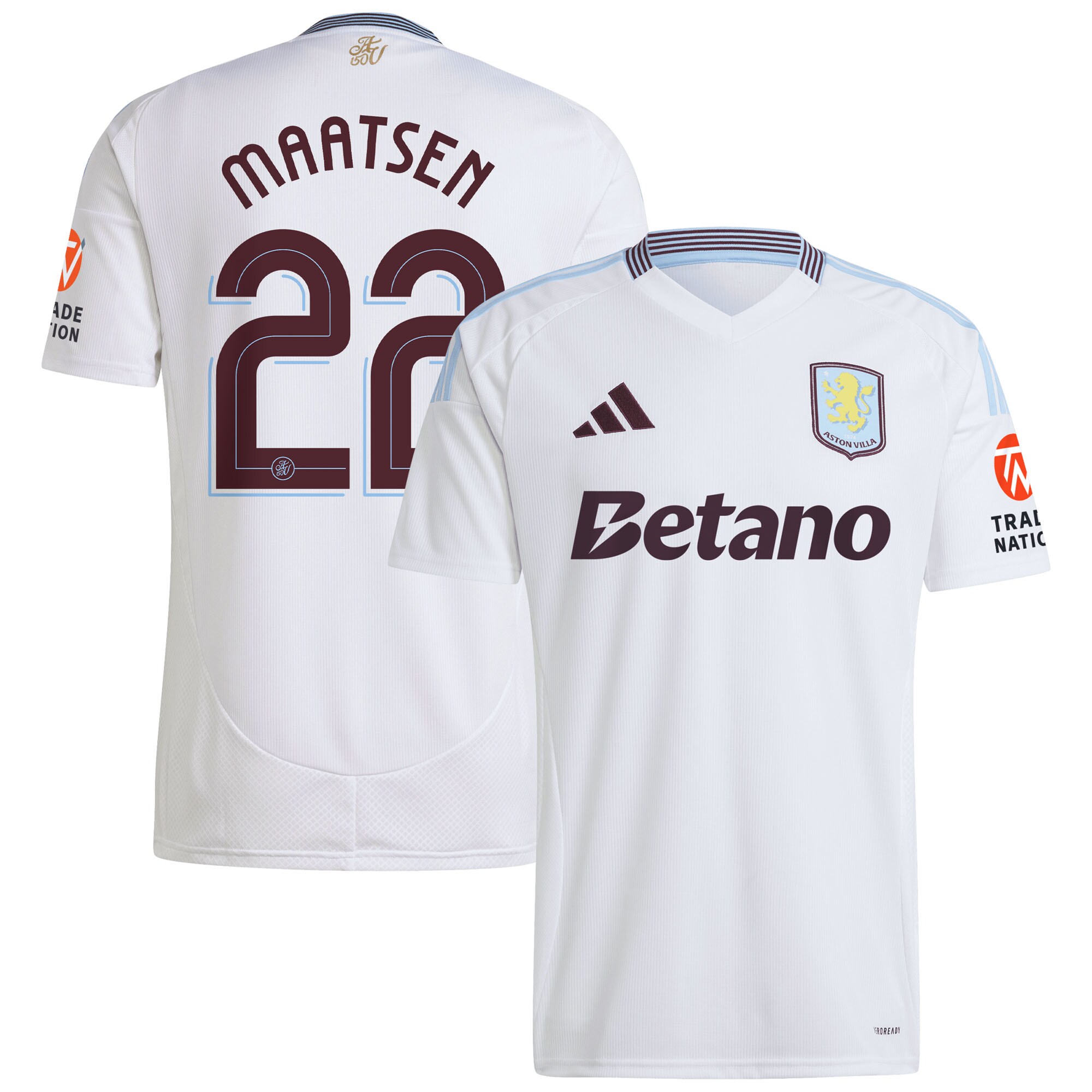 aston villa adidas away shirt 2024-25 with maatsen 22 cup printing Collection - Aston Villa Fan Shop Official Gear