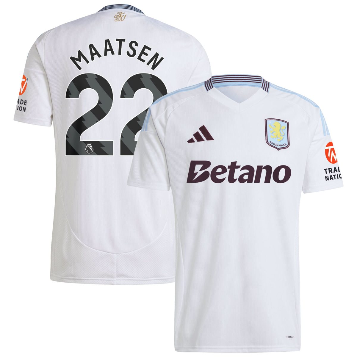aston villa adidas away shirt 2024-25 with maatsen 22 printing Collection - Aston Villa Fan Shop Official Gear