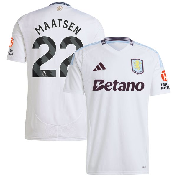 aston villa adidas away shirt 2024-25 with maatsen 22 printing Collection - Aston Villa Fan Shop Official Gear
