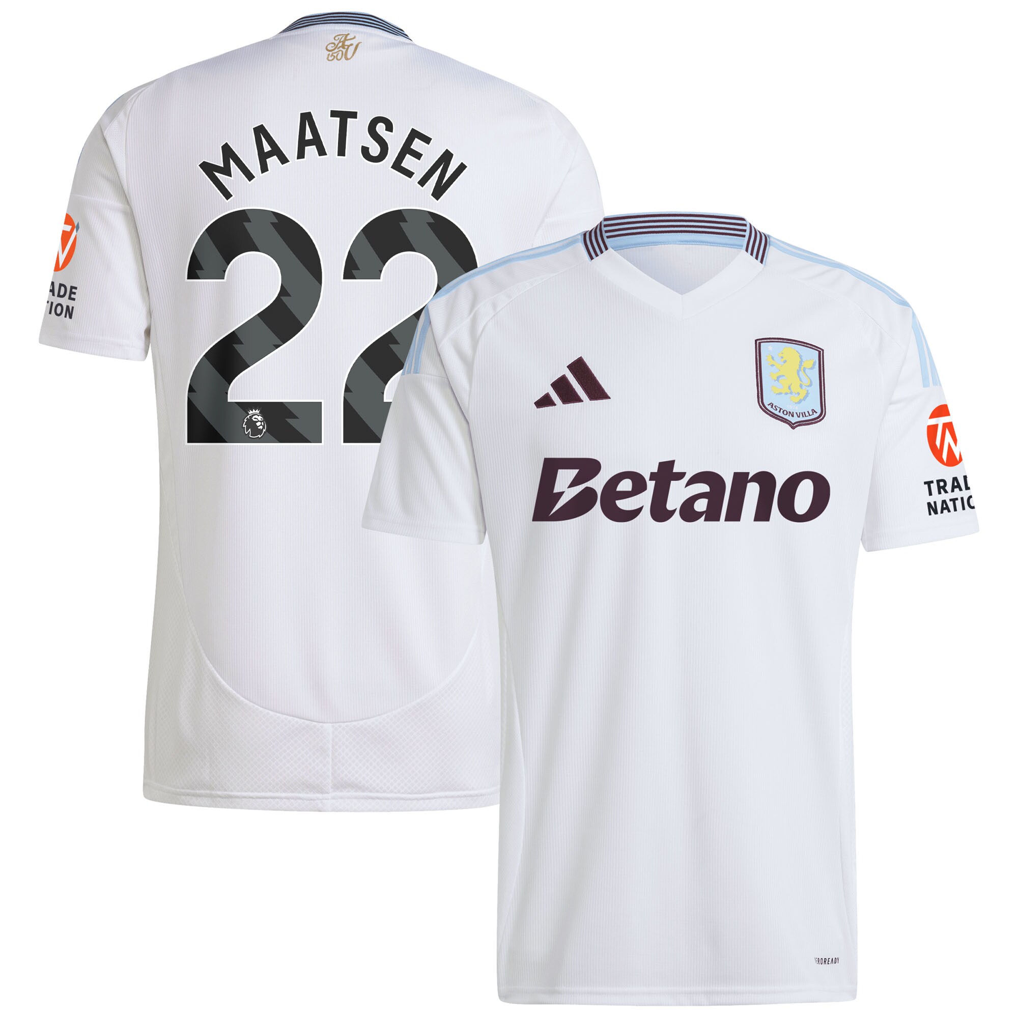 aston villa adidas away shirt 2024-25 with maatsen 22 printing Collection - Aston Villa Fan Shop Official Gear