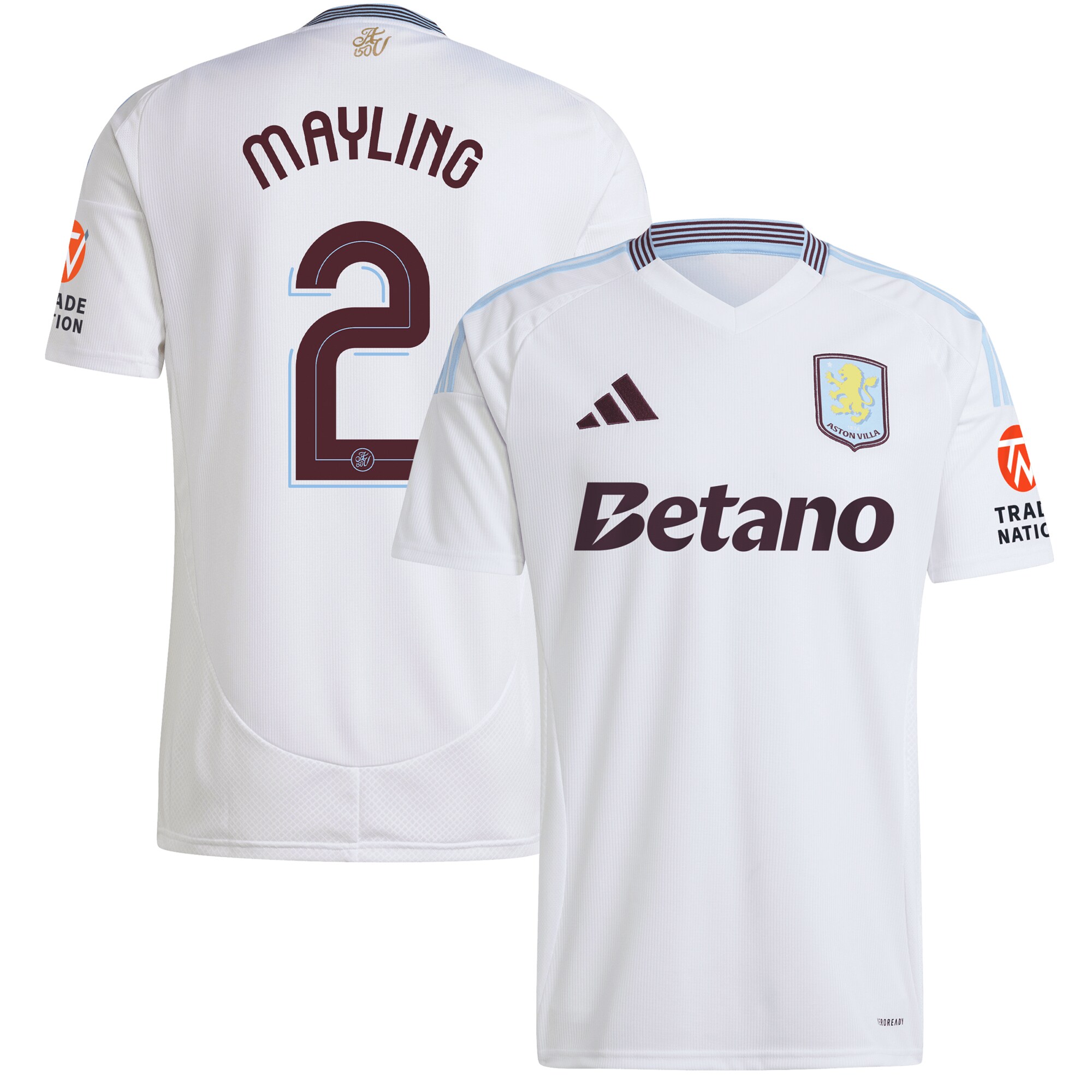 aston villa adidas away shirt 2024-25 with mayling 2 cup printing Collection - Aston Villa Fan Shop Official Gear