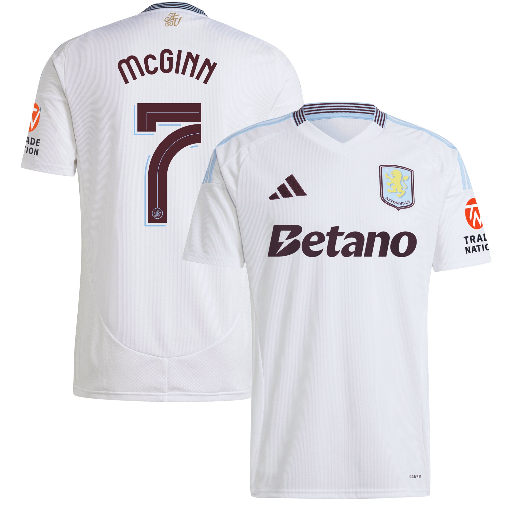 aston villa adidas away shirt 2024-25 with mcginn 7 cup printing Collection - Aston Villa Fan Shop Official Gear