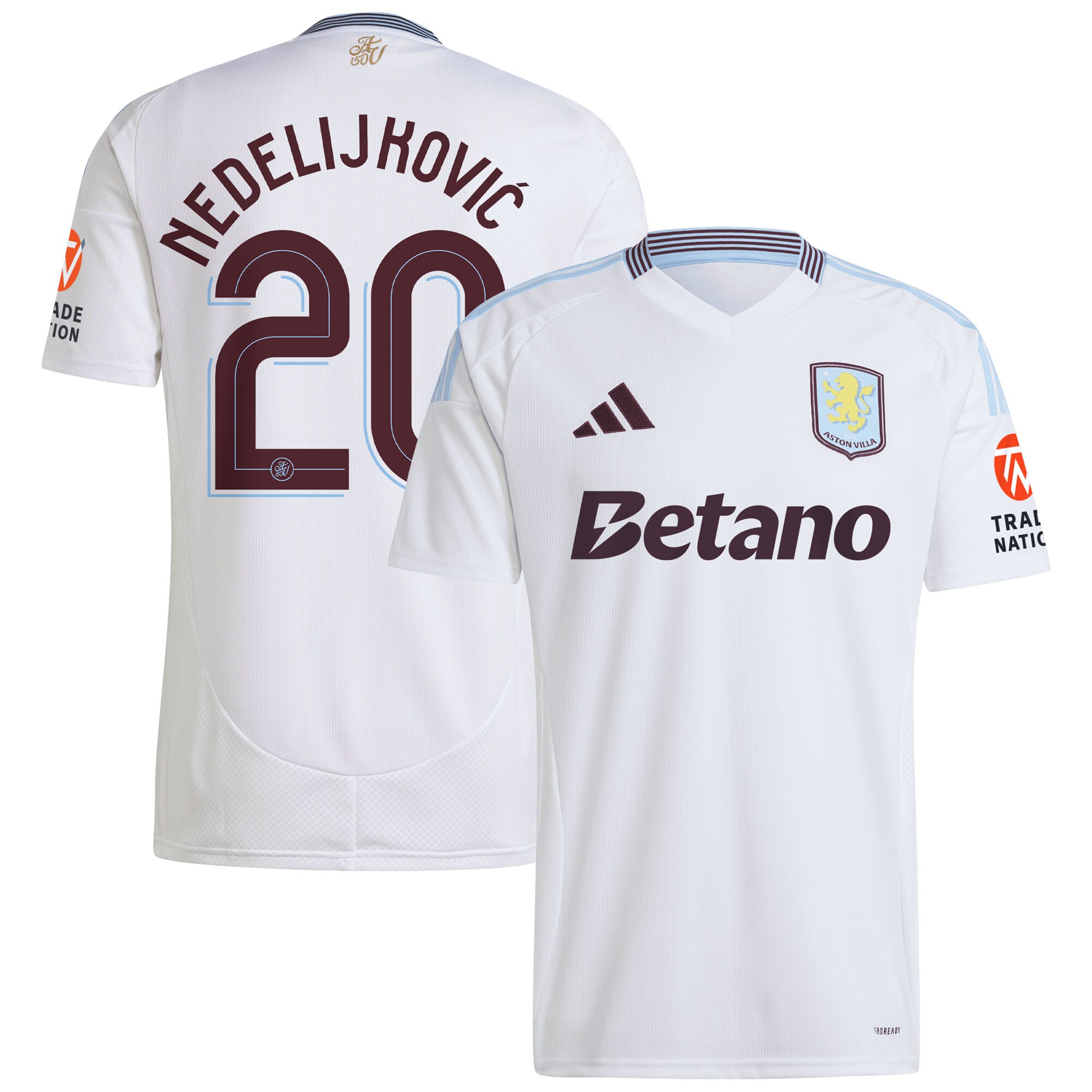 aston villa adidas away shirt 2024-25 with nedeljković 20 cup printing Collection - Aston Villa Fan Shop Official Gear